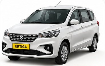 White Maruti Ertiga